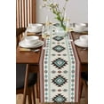 thumbnail image 3 of Table Runner Dresser Scarf 13 x 70 Inch Aztec Red Southwest Wind Bohemian Ethnic Wind Table Runners Non-Slip Heat Kitchen Dining Table Decor for Indoor Outdoor Home Party Decoration, 3 of 7