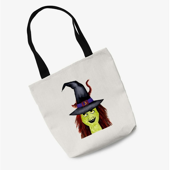 Trick or Treat Witches Hat Halloween Tote Bag