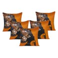 thumbnail image 1 of Oussum Housses de Coussin Décoratives en Coton Imprimé Numérique Fermeture Éclair Ensemble de 5, 1 of 6