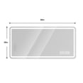 thumbnail image 4 of Eleshine 60*28 Inch LED Bathroom Vanity Mirror ,Anti-Fog, for Beauty Makeup and Shaving  1  Pack, 4 of 6