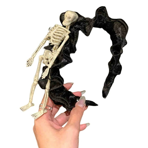 BEGHUAS Halloween Skull Headband Costume Hair Decoration Party Headwear Great for Cosplay Enthusiasts and Theme Parties