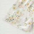 thumbnail image 7 of TOWED22 Girl Pajamas Silk Pjs Shirt Tops Shorts 2Piece Set Toddler Kids Little Girl Nightgown Gift,18-24 M, 7 of 7