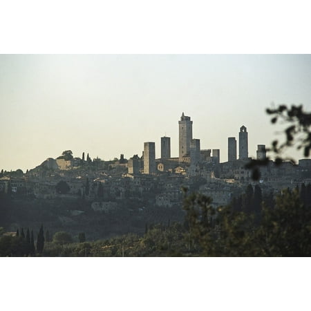 LAMINATED POSTER Landscape Italy San Gimignano Toscana Small City Poster Print 24 x (Best Small Cities In Italy)