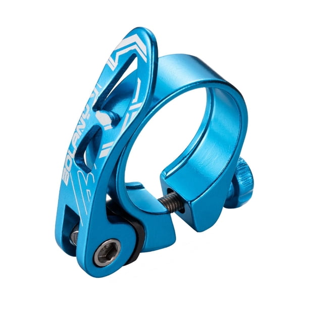 Abrazadera de tija de sillín de bicicleta de liberación rápida, anodizada, para bicicleta de montaña 318 mm