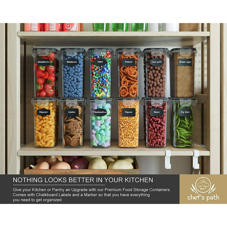  Chef's Path Airtight Food Storage Containers Set for