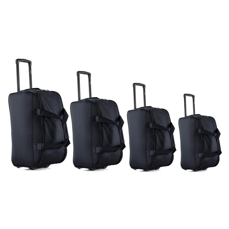 IZOD Carol Lightweight Soft Shell Rolling Duffel Bag with Wheels
