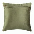 thumbnail image 2 of The HomeCentric Toss Pillow Covers, Sage Green Pillow Cases, Zardozi Golden Tree Pillows Cover, Pack of 2, 18x18 inch (45x45 cm) Pillows Cover, Square Velvet Pillows Cover, Floral - Gold Curiosity, 2 of 3