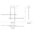 thumbnail image 3 of C Cattleya 29W Modern Aluminum LED Pendant Light, 3 of 6