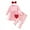 Red, variant on Hpapadks Girls Outfits Long Sleeve Valentine's Day Sequin T Shirt Dress Tops Heart Prints Pants Headbands Outfit Girls' Clothing Sets