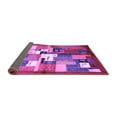 thumbnail image 2 of Ahgly Company Indoor Square Abstract Purple Contemporary Area Rugs, 8' Square, 2 of 4