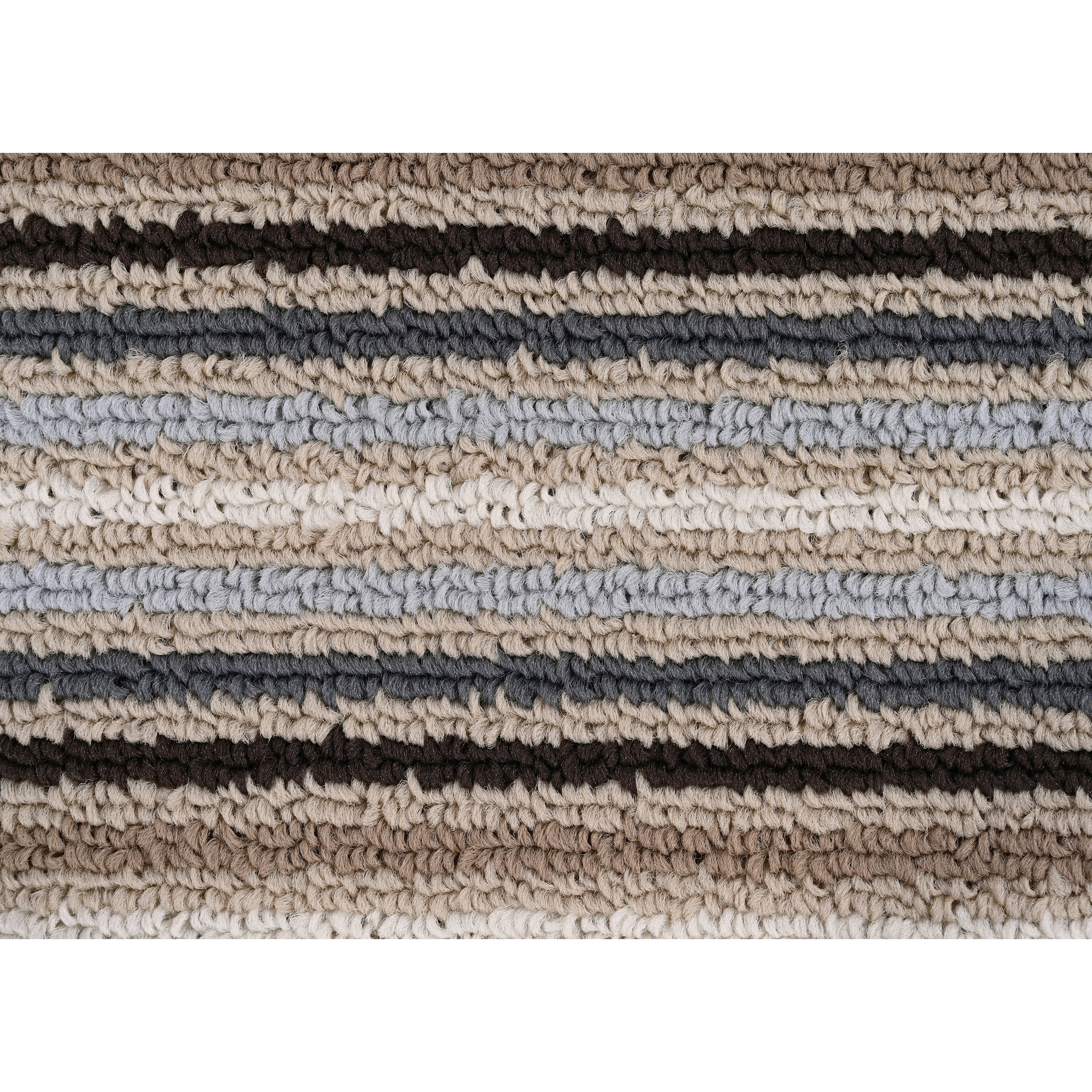 Garland Rug Nantucket Stripe Earth Tone Indoor Area Rug, 7'6" x 9'3"