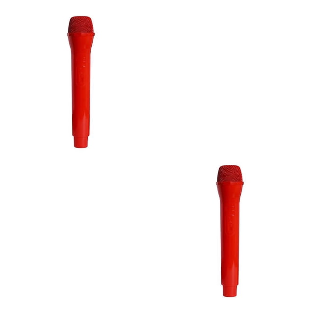 Juguete de micrófono Methold Simulado Rojo 2Conjunto