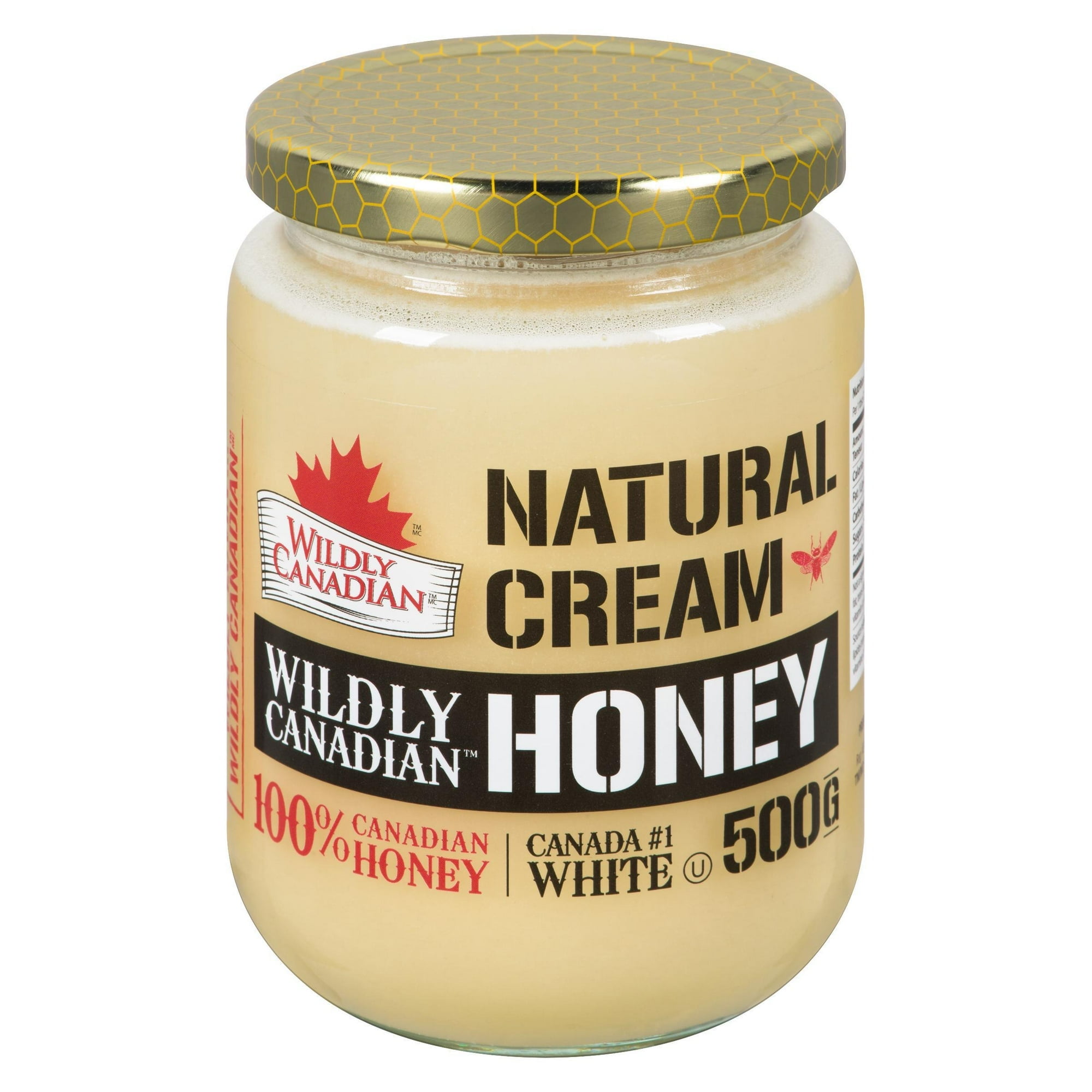 Natural cream honey