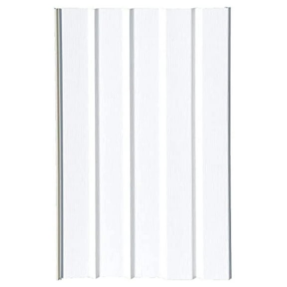 Mobile Home Skirting Vinyl Underpinning Panel White 16" W x 28" L (Pack of 8)