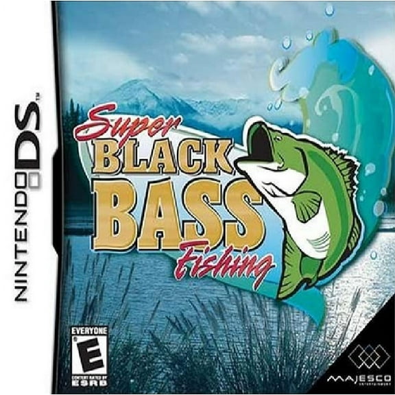Restored Super Black Bass Fishing (Nintendo DS, 2006) Video Game (Refurbished)