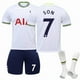 thumbnail image 1 of New Boys Kids Football Kit Short Shirt Sock Set Football tottenham hotspur home kit #, 1 of 5