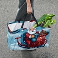 thumbnail image 7 of Christmas sled Large Capacity Foldable Oxford Cloth Decorative Box - Reusable Picnic Basket, Shopping Basket, and Storage Basket, 7 of 7