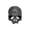 Black, variant on Realistic Skull Decor Reptile Hideout for Tank Decorative Skeleton Head Hides and Caves for Fish Ball Python White