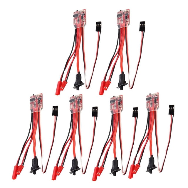 de 8 controladores motor de cepillo de 20 para accesorios de camión cisterna RC