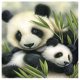 thumbnail image 2 of Cuadros Decorativos 5D diamante Panda amor pintura DIY punto de cruz costura artesanía decoración del hogar JShteea Nuevos Originales, 2 of 7