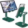 thumbnail image 1 of Soporte para teléfono de escritorio, soporte para tableta, soporte plegable para teléfono inteligente con altura y ángulo ajustables, soporte para base para iPad, tableta, teléfonos inteligentes, 1 of 7