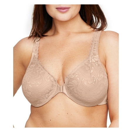 Glamorise WonderWire Front-Closure Stretch Lace Underwire Bra 9245 (Women s & Women s Plus)