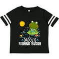 thumbnail image 3 of Inktastic Daddys Fishing Buddy Cute Frog Boys or Girls Toddler T-Shirt, 3 of 5