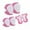 Pink, variant on ievspot 1 Set Kids Skating Protective Gear Kit with Knee Elbow Pad, Wrist Guard Protector Roller Skate Skateboard Scooter Bike Cycling Safety Equipment