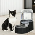 thumbnail image 2 of RIZZARI 4L Automatic Pet Waterer - Black Gravity Stainless Steel Water Dispenser, 100% Bpa-Free, Leak-Proof, Water Feeder for Cats and Dogs, 2 of 8