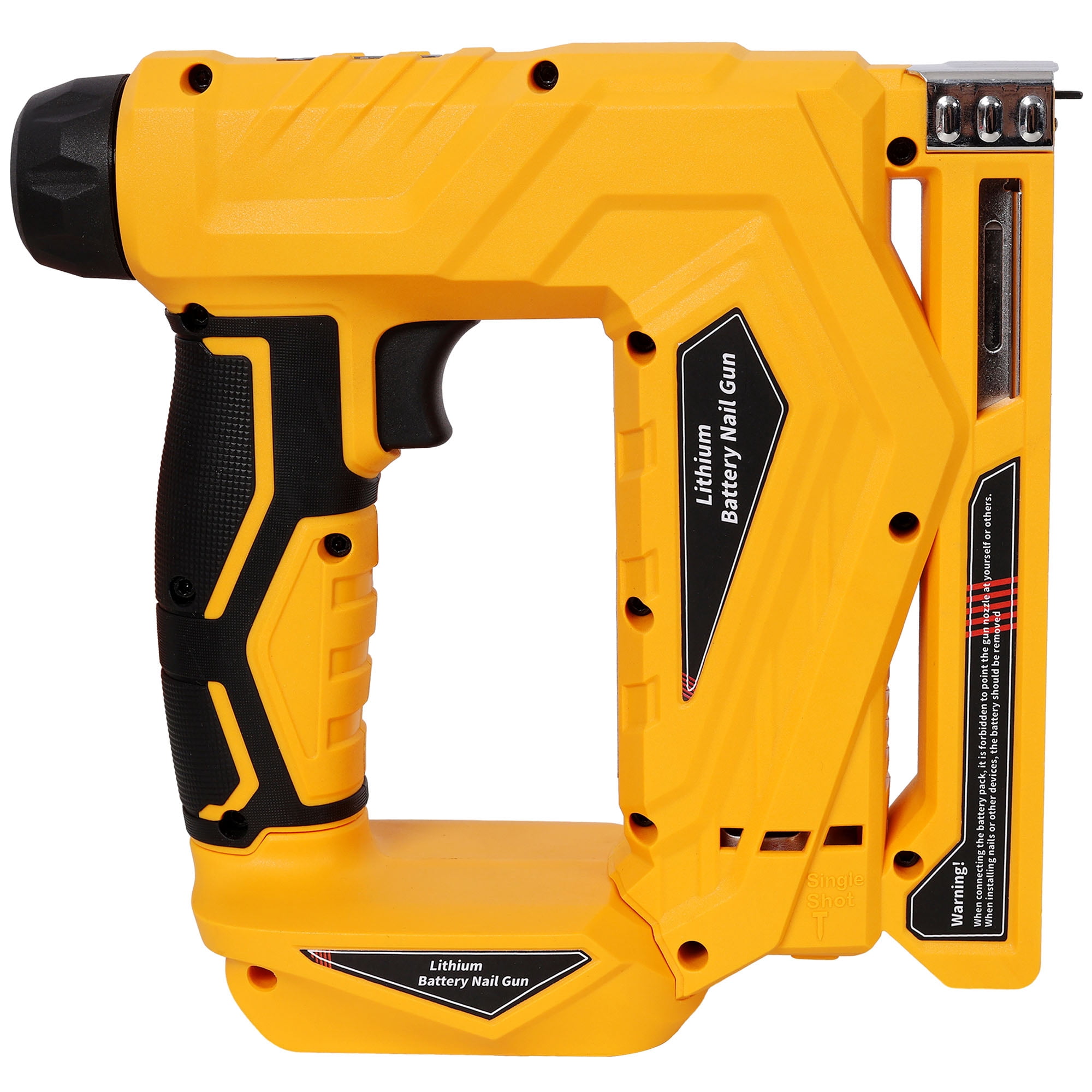 2-in-1 Cordless Brad Nailer & Narrow Crown Stapler, Compatible with 20V MAX Battery, Battery Powered Nail Gun with Safety Lock(battery and charger not included)