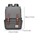 thumbnail image 2 of Upgrade Your Style & Functionality: Vintage Nylon Notebook Backpack w/ USB Charging Port, 2 of 5