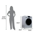 thumbnail image 2 of Equator Pet Compact 110V Vented/Ventless 15 lbs Sani Combo Washer Dryer Silver, 2 of 20
