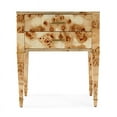 thumbnail image 3 of Butler Specialty Company Kai 2 Drawer Burl Wood End Table - Light Brown, 3 of 8