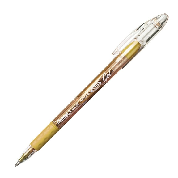 Pentel Sunburst Metallic Gel Pen, Gold