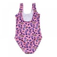thumbnail image 3 of Yuanyu Kids Girls Swimsuits Bathing Suit Teen One Piece Printed Swimwear 3-12 Years, 3 of 7