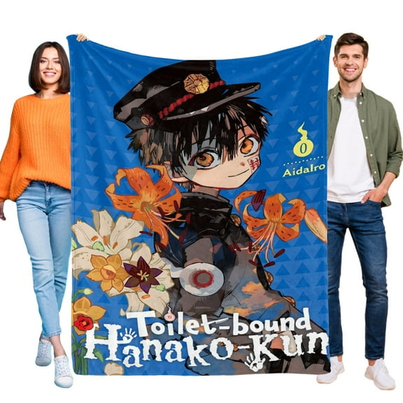 Blanket Toilet-bound Hanako-kun for Boys Girls Lightweight Kids Throw Blanket Cute Soft Blankets Flannel Plush Blankets Gifts 30x40in