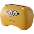 thumbnail image 1 of Cute Cartoon Paper Towel Box Multifunctional Toilet Tissue Box Plastic Thick Bathroom Creative Hand Towel Storage Box (Yellow), 1 of 5