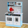 thumbnail image 4 of Lil' Jumbl Play Kitchen Set for Kids with Stovetop & Oven - Blue, 4 of 7