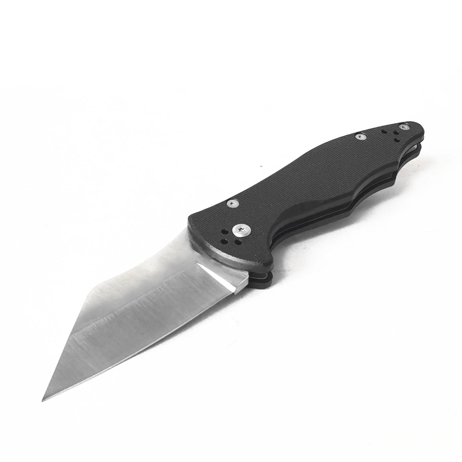 CRKT LCK + Folding Pocket Knife: Folder With Liner Lock, Black Plain Edge Sheepsfoot Blade, Reinforced Nylon Handle With Pocket Clip 3802K