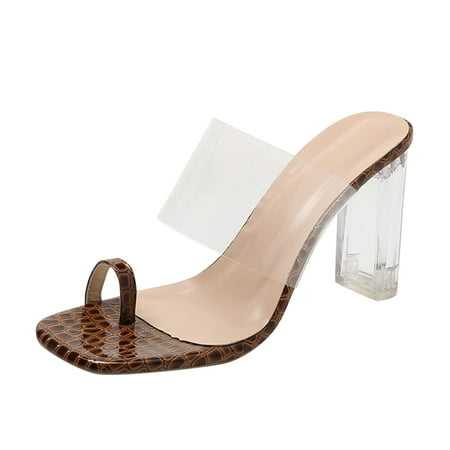 

adviicd Croc Sandals Women Women s IN3 Gita Block Heel Open Toe Strappy Sandals Dress Shoes for Wedding Evening Prom
