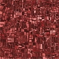 thumbnail image 1 of Ahgly Tapis d'Intérieur Lavable en Machine Carré Rouge Pamplemousse Transitionnel, 4 Pieds Carré, 1 of 7