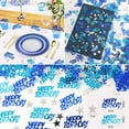 thumbnail image 7 of MMTX 6th Birthday Decorations Blue, 40 Inch Number 6 Foil Balloon Blue White Latex Balloon Arch, Printed Blue Confetti Balloon, Foil Star and Heart Balloons for Birthday Baby Shower, 7 of 7