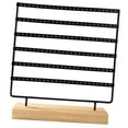 thumbnail image 4 of Yinanstore Earring Organizer Stand Earring Display Rack Stud Earring Display Rack Jewelry Organizer Storage Rack for Stall Home Showcase Black, 4 of 8