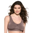thumbnail image 3 of Paramour by Felina | Body Smooth Seamless Wireless Bralette 2-Pack (Cameo Rose Tan, XXX-Large), 3 of 4