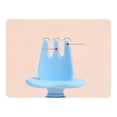 thumbnail image 1 of Silicone Baby Training Cutlery Set - BPA Free, Spoon and Fork (Blue), 1 of 5