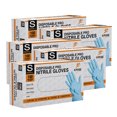 thumbnail image 2 of 500 Blue Nitrile Gloves Powder Free, Non-Latex, Non-Exam Size Small - by Xpose Safety, 2 of 4