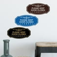 thumbnail image 4 of Signs ByLITA Victorian Please Keep Door Closed Sign (Dark Brown) - Medium 1 Pack, 4 of 4
