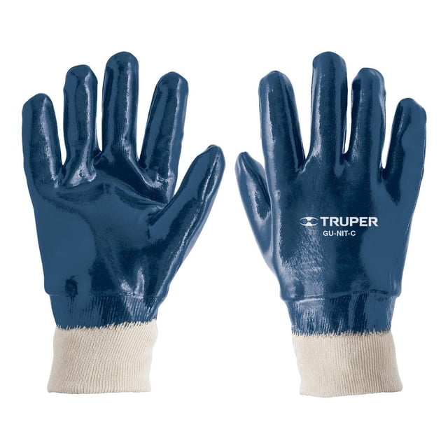Guantes Truper Algodon Recubierto Con Nitrilo GU-835