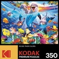 thumbnail image 1 of Kodak 350 Piece Jigsaw Puzzle - Playful Dolphins, 1 of 6