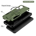 thumbnail image 6 of Dteck for Samsung Galaxy A54 5G Phone Case with Built-in Kickstand, for Galaxy A54 Magnetic Case Compatible with MagSafe, Heavy Duty Protection Shockproof Case for Samsung A54 5G,Green, 6 of 7